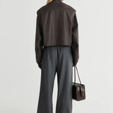 Friends With Frank The Greer Jacket in Chocolate