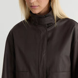 Friends With Frank The Greer Jacket in Chocolate