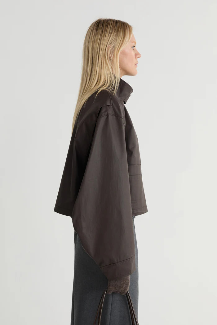 Friends With Frank The Greer Jacket in Chocolate