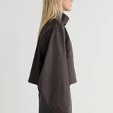 Friends With Frank The Greer Jacket in Chocolate