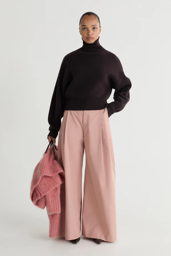 Friends With Frank The Marion Pants in Mauve