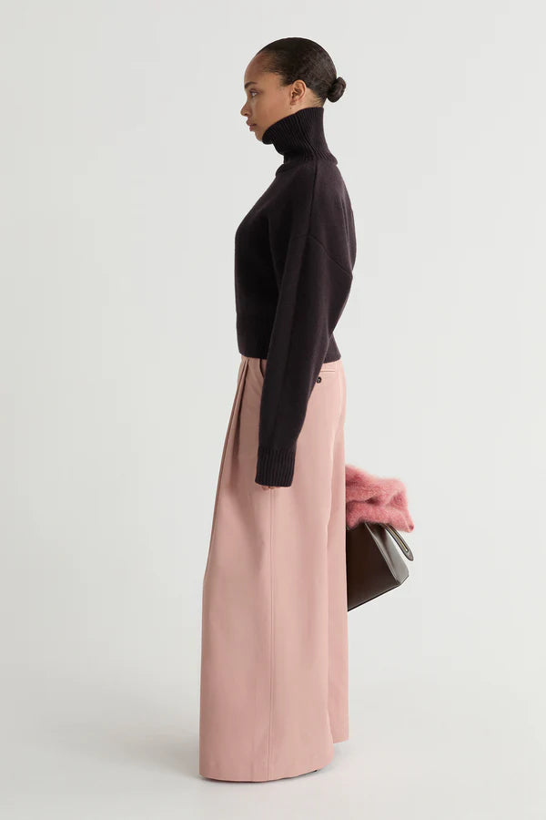 Friends With Frank The Marion Pants in Mauve