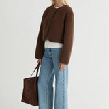 Friends With Frank The Wren Jacket in Chocolate