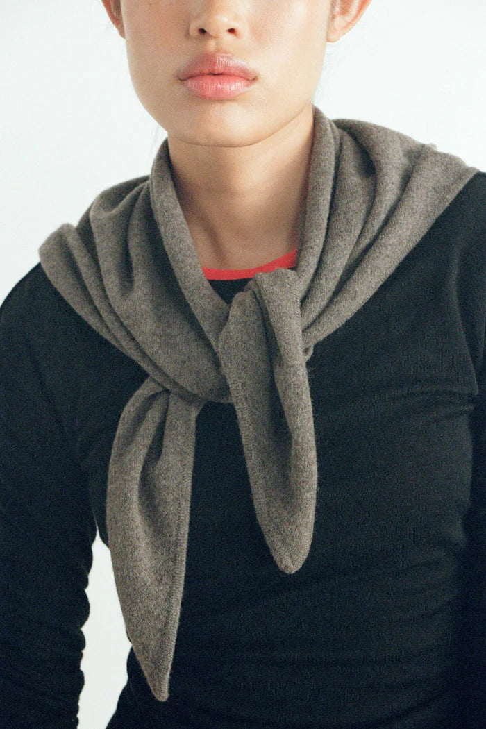 Friends With Frank The Yuki Scarf in Rye Brown