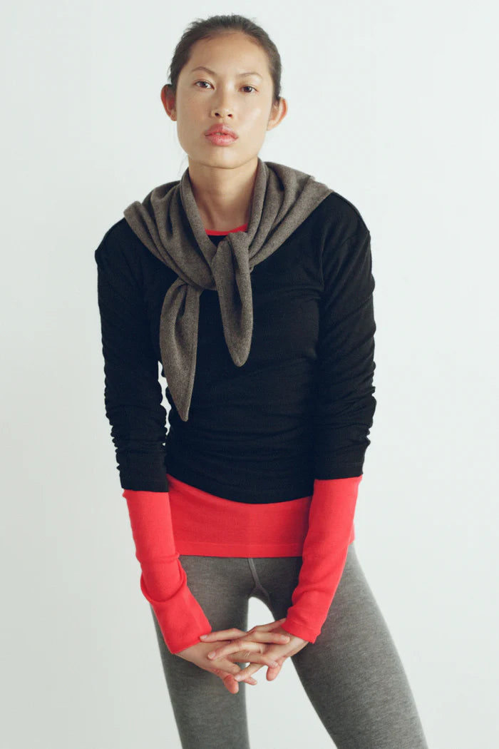 Friends With Frank The Yuki Scarf in Rye Brown