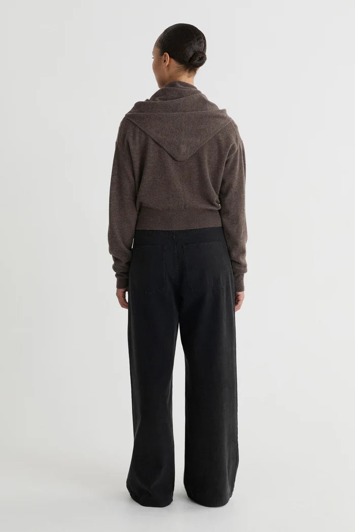 Friends With Frank The Yuki Scarf in Rye Brown