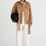 Friends With Frank The Gabriel Jacket in Camel