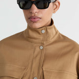 Friends With Frank The Gabriel Jacket in Camel