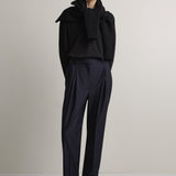 A Emery Goddard Straight Pant in Ink