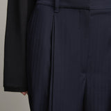 A Emery Goddard Straight Pant in Ink