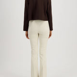 Harris Wharf Cropped Raglan Jacket in Dark Brown Scuba