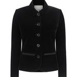Harris Tapper Bardot Blazer in Black Velvet