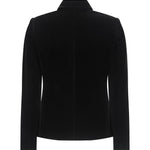 Harris Tapper Bardot Blazer in Black Velvet - outfit inspiration