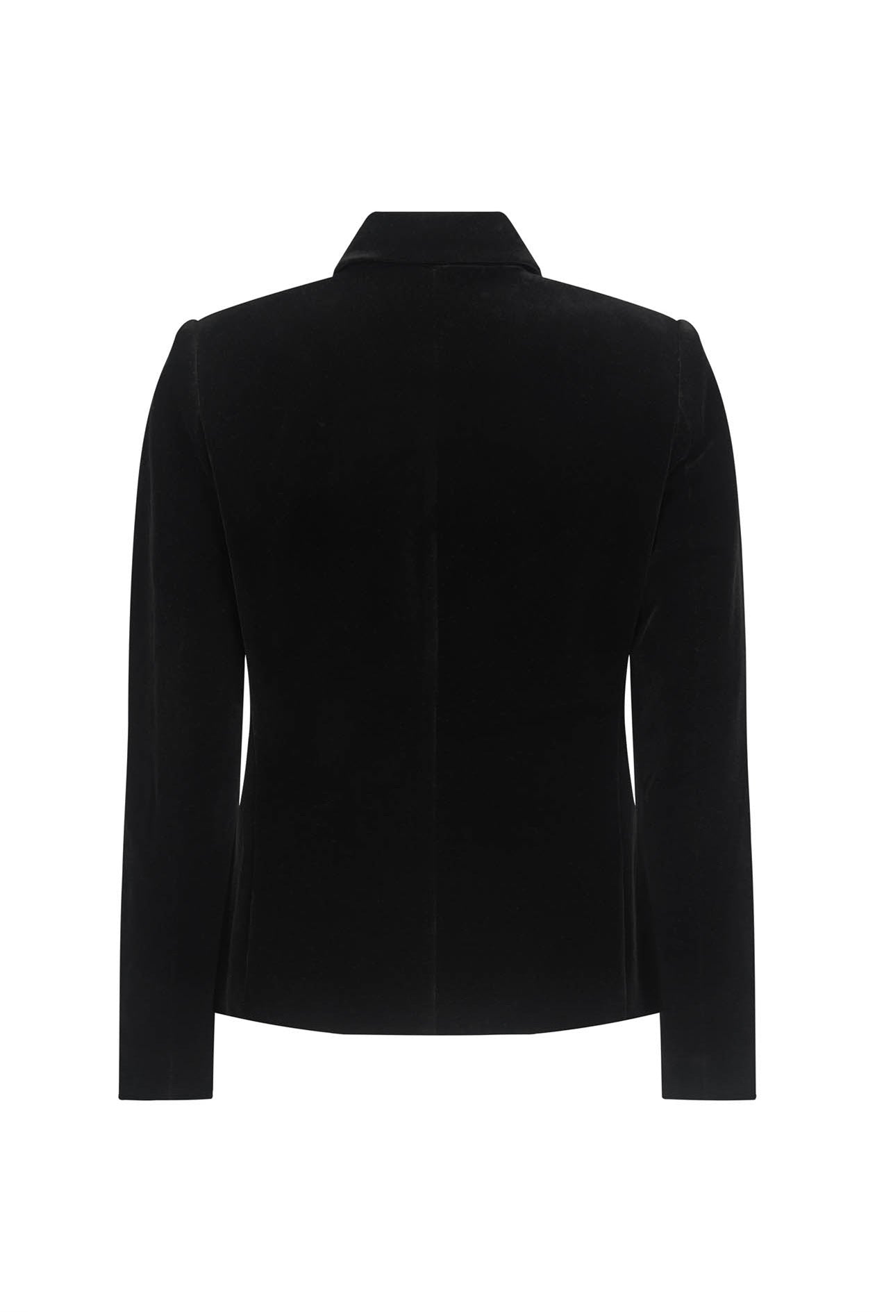 Harris Tapper Bardot Blazer in Black Velvet - outfit inspiration