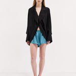 Harris Tapper Cocoon Blouse in Black - side view