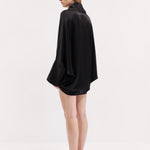 Harris Tapper Cocoon Blouse in Black - styled look