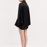 Harris Tapper Cocoon Blouse in Black - styled look