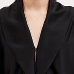 Harris Tapper Cocoon Blouse in Black - outfit inspiration
