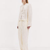 Harris Tapper Eileen Top in Ivory - side view