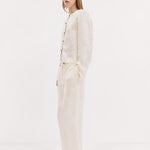 Harris Tapper Eileen Top in Ivory - detail view
