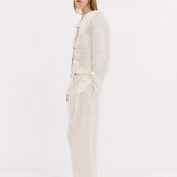 Harris Tapper Eileen Top in Ivory - detail view