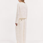 Harris Tapper Eileen Top in Ivory - styled look