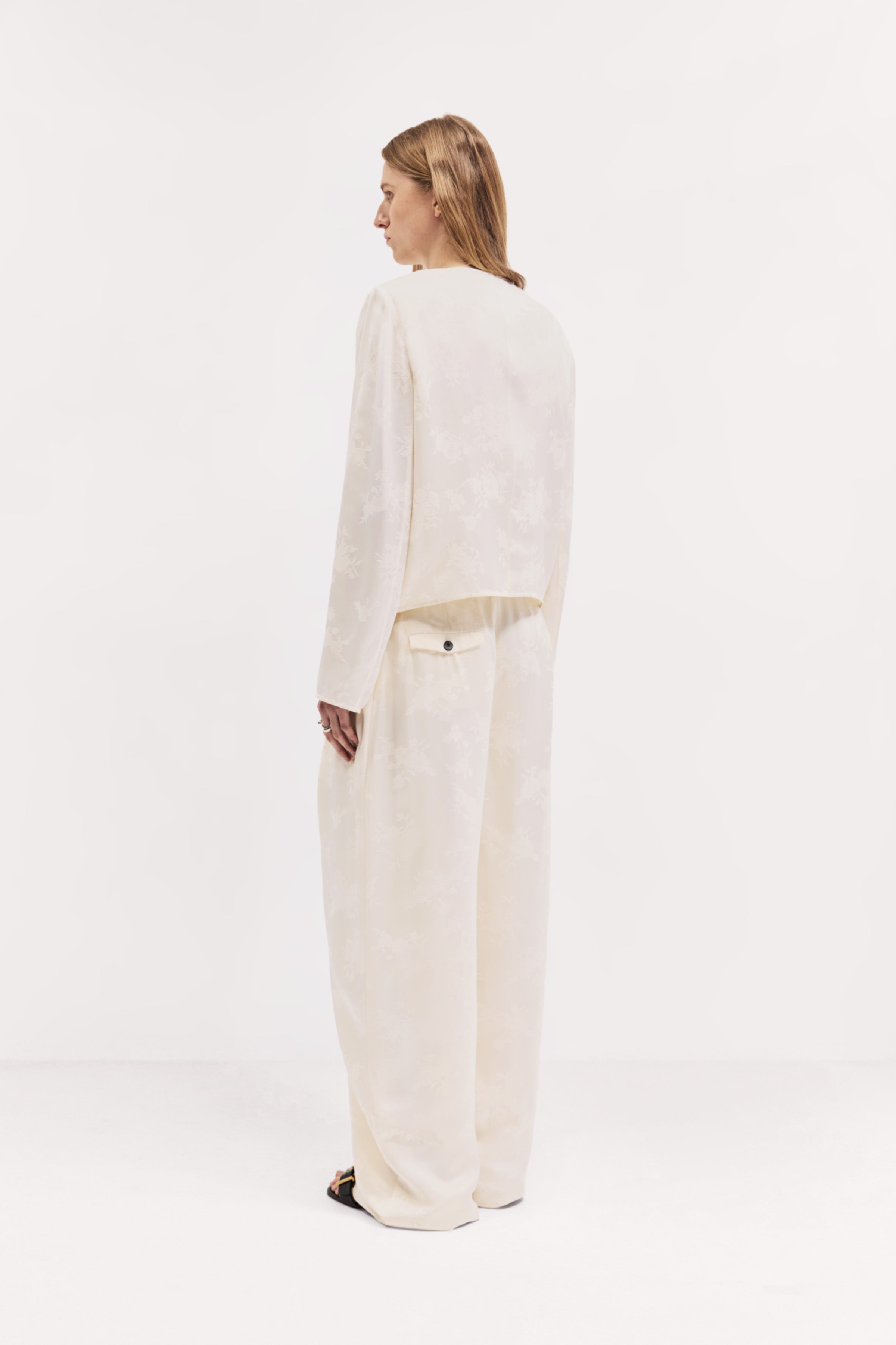 Harris Tapper Eileen Top in Ivory - styled look