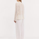 Harris Tapper Eva Top in Cream - detail view