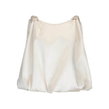 Harris Tapper Knot Top in Ivory