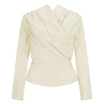 Harris Tapper Long Sleeve Chaimberlain Top in Vanilla