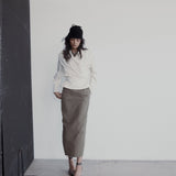 Harris Tapper Long Sleeve Chaimberlain Top in Vanilla - outfit inspiration