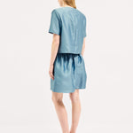 Harris Tapper Tina Top in Topaz - detail view