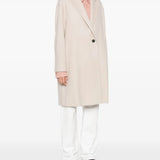 Harris Wharf Oversized Coat Cashmere Blend in Almond
