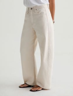 Ag Jeans Hattie Crop in Opal Stone - side view