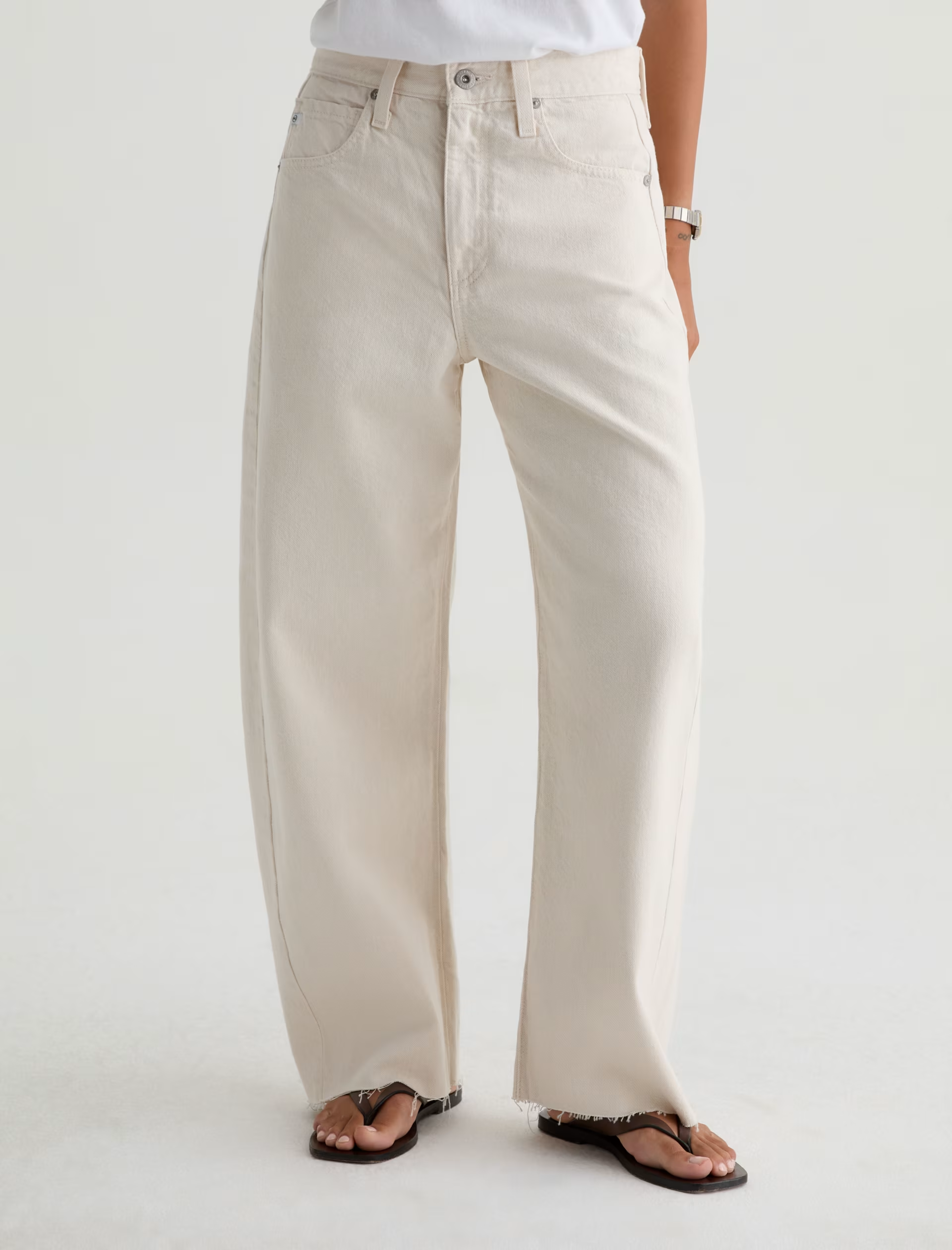 Ag Jeans Hattie Crop in Opal Stone