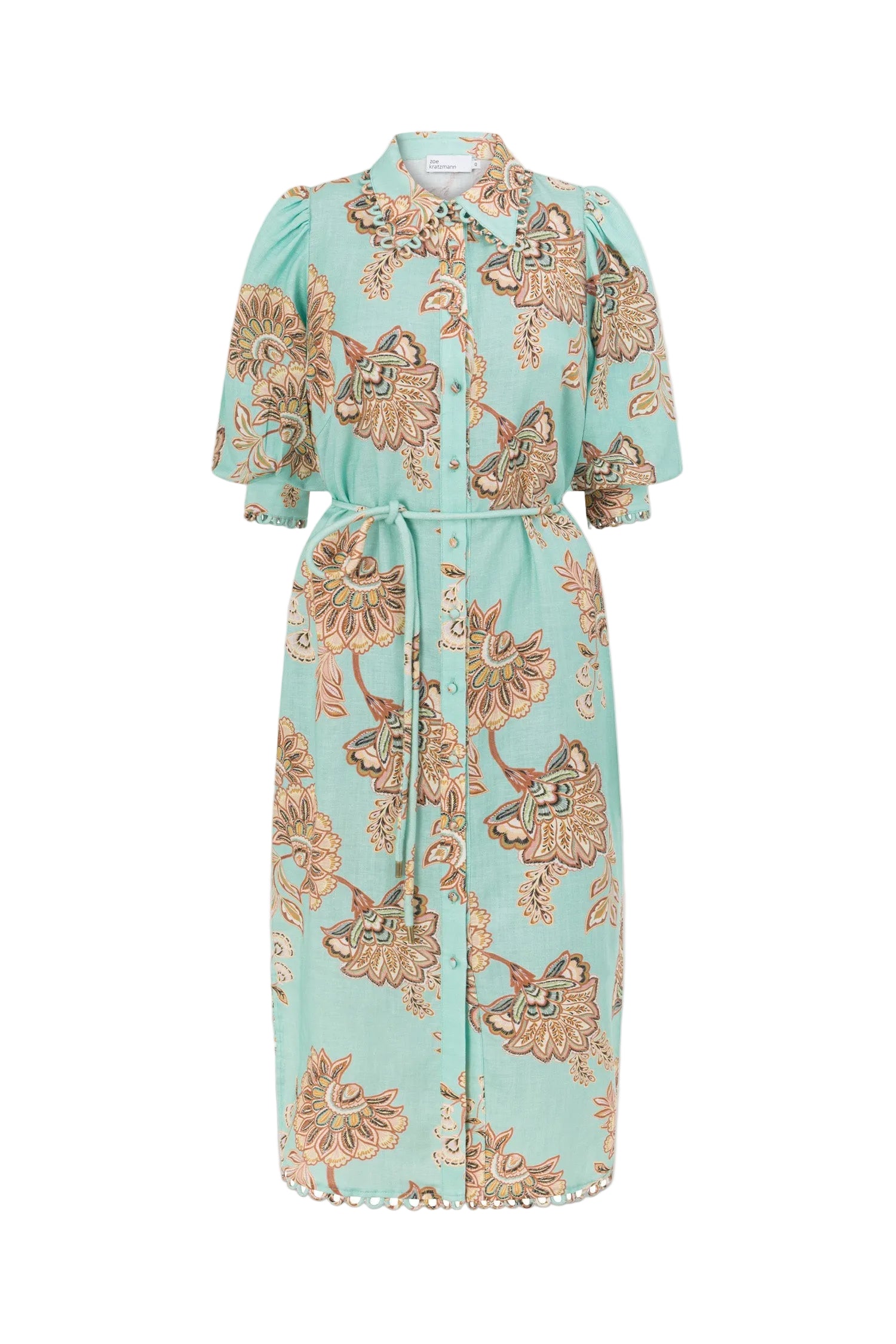 Zoe Kratzmann Heir Dress in Mint Kgari