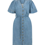 Zoe Kratzmann Honor Dress in Mid Wash Denim