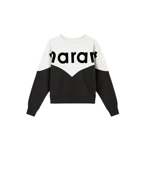 Isabel Marant Houston Sweatshirt in Faded Black