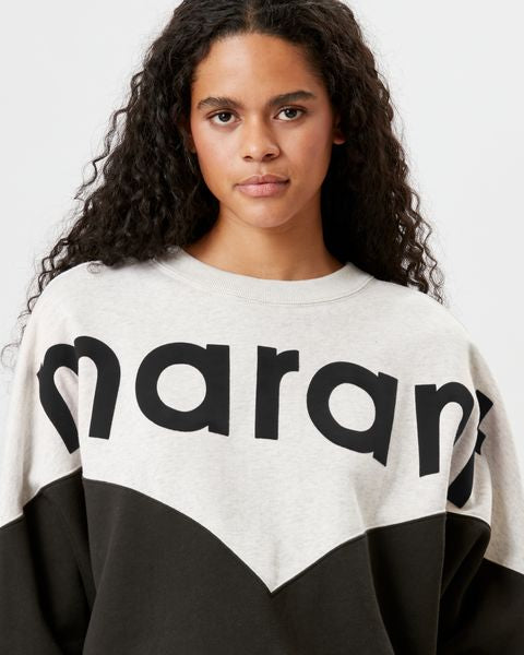 Isabel Marant Houston Sweatshirt in Faded Black - outfit inspiration