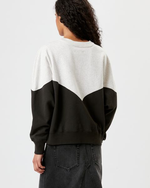Isabel Marant Houston Sweatshirt in Faded Black - styled look