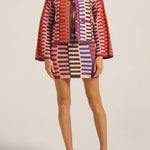 Ilio Nema Carthage Cardigan in Multi Crochet - side view