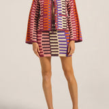 Ilio Nema Carthage Cardigan in Multi Crochet - side view