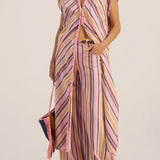 Ilio Nema Cythera Caftan in Samos Stripe