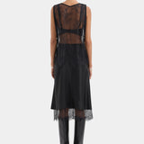 Sir Ingrid Lace Midi Skirt in Black