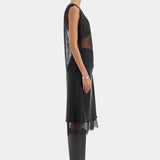 Sir Ingrid Lace Midi Skirt in Black