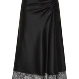 Sir Ingrid Lace Midi Skirt in Black