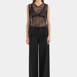 Sir Ingrid Lace Top in Black