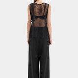 Sir Ingrid Lace Top in Black
