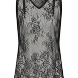 Sir Ingrid Lace Top in Black