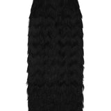 A Emery Innes Fringed Skirt in Black